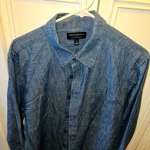Banana Republic Chambray Shirt Large